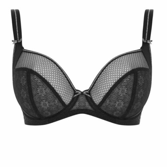 Freya Women's Hero Underwire Plunge Bra – Side Support, 4-Section Cup For Perfect Fit & Shape